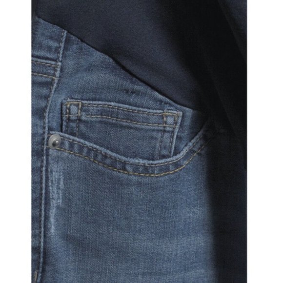 Time & True Maternity Straight Leg Jeanswith Released Hem XXL (20) NEW - Picture 6 of 6